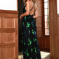 LOVE&amp;LEMONADE Sexy Deep V-Neck Big Backless A-Line Whit Split Sequin Maxi Dress LM99073