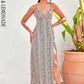 LOVE&amp;LEMONADE Sexy Deep V-Neck Red Scorpion Spotted Sleeveless Open Back Split A-Line Spring Mid-Length Dress LM83396