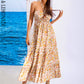 LOVE&amp;LEMONADE Sexy Pink Halterneck Waist Plaid Spring And Summer Beach Mid-Length Dress WD04139-PIC