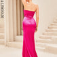 LOVE&amp;LEMONADE Sexy Rose Wrap Sleeveless Corset A-Slit Sequin Party Maxi Dress LM84401
